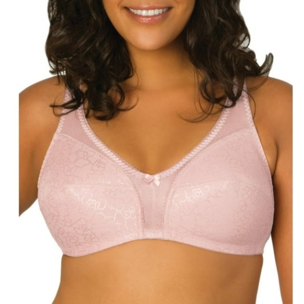 Secret Treasures Pink Carnation Plus Size Wire Free Bra 42C